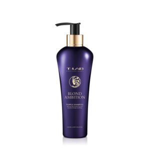 T-LAB Professional Blond Ambition Purple Shampoo | Purpurinis Šampūnas nuo Geltonų Atspalvių, 300 ml